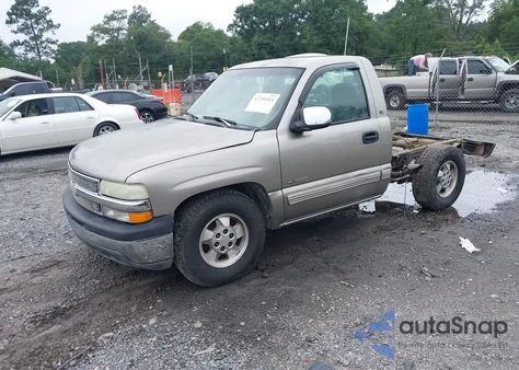 2000 Chevrolet Silverado 1500 Ls из США, поврежденный, VIN 1GCEC14T5YZ178551